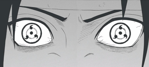 Наруто Манга глаза Саске