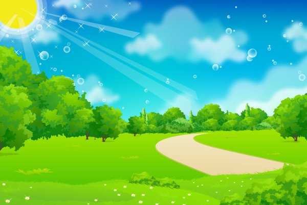 Фон природа для детей