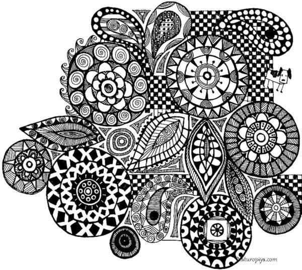 Дудлинг и Зентангл