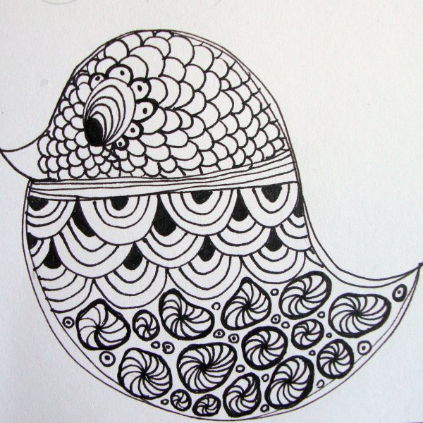 Техника Зентангл для начинающих
