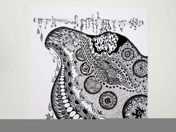 Зентангл космос