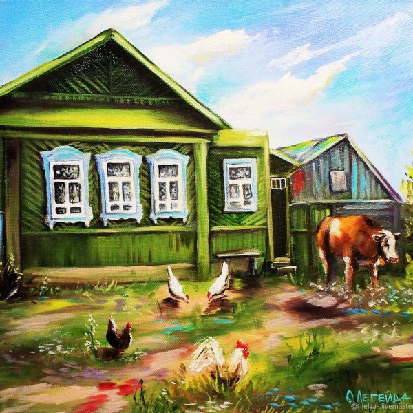 Деревенский домик