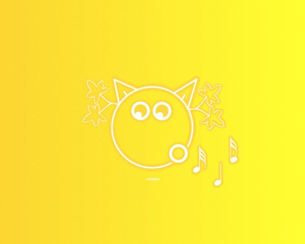 Желтый рисунок