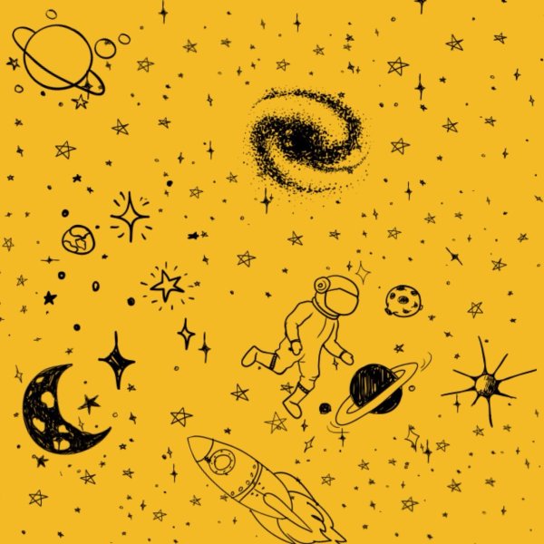 Жёлтый фон Эстетика