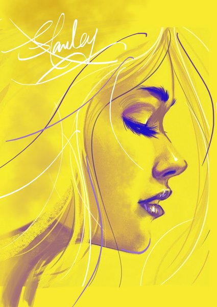 Желтый рисунок