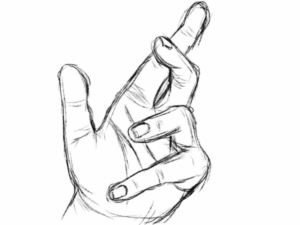 Рука рисунок