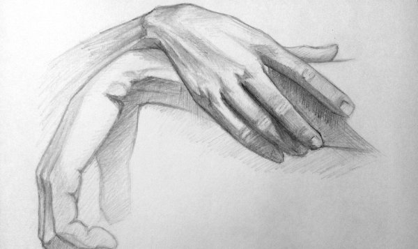 Руки карандашом