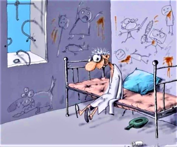 Убийство рисунок карандашом