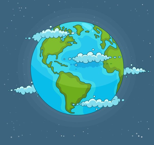 Земля рисунок