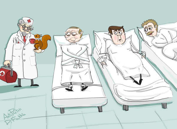 Разрисованные стены в психушке