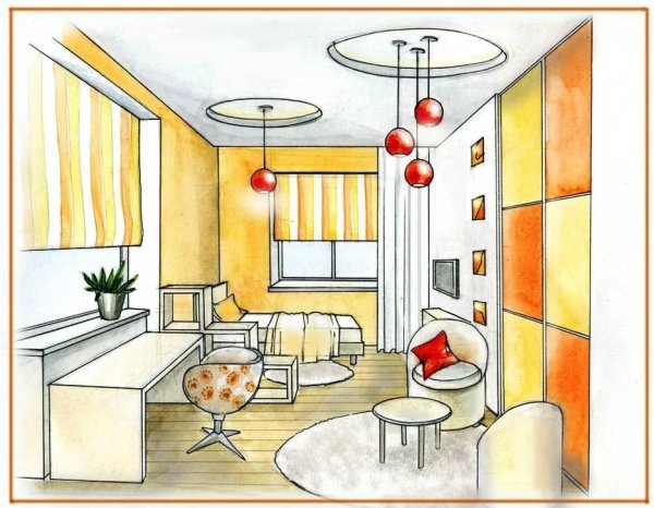 Интерьер для рисования