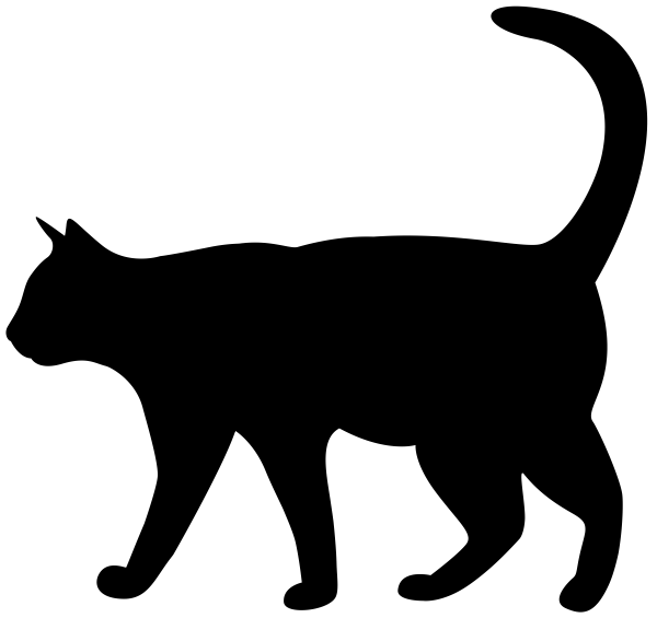 Силуэт кошки
