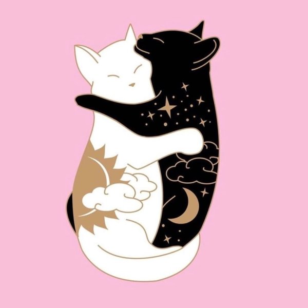 Стикер обнимашки