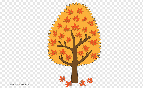 Осеннее дерево рисунок для детей