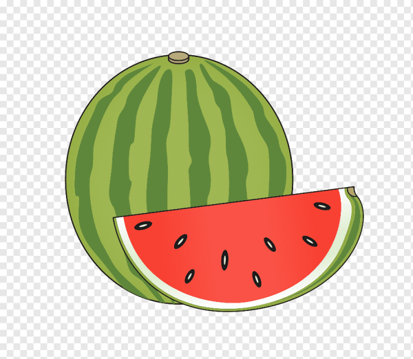 Арбуз мультяшная