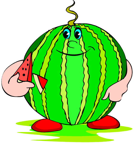 Арбуз мультяшный