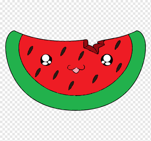 Рисунок арбуза для срисовки