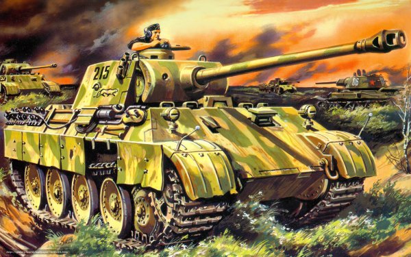 Немецкий танк танк пантера