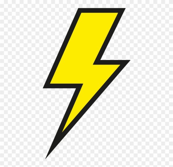 Молния мультяшная