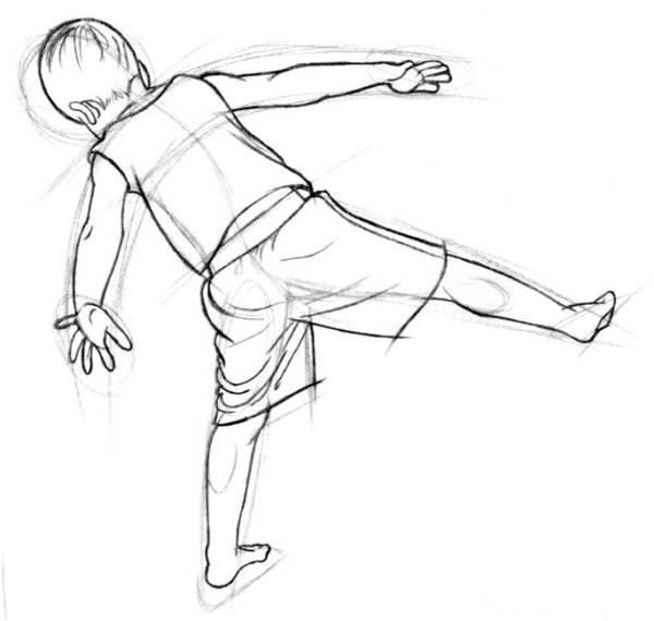 Изображение человека в движении