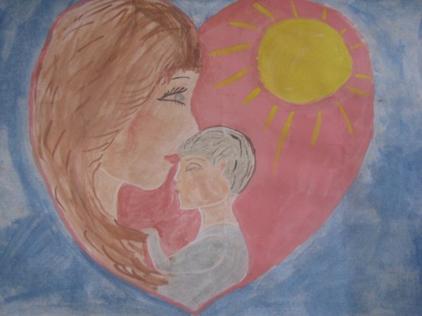 Рисунок Мамина забота на конкурс