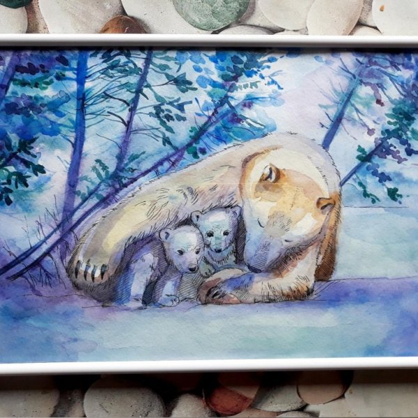 Рисунок Мамина забота на конкурс