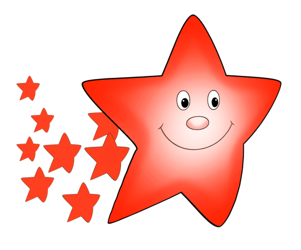 Звездочки мультяшные