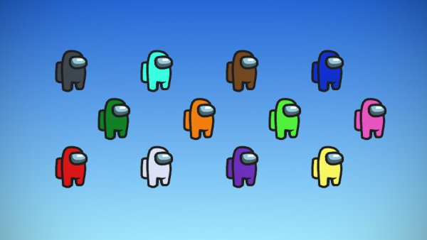 Амонг АС цвета персонажей