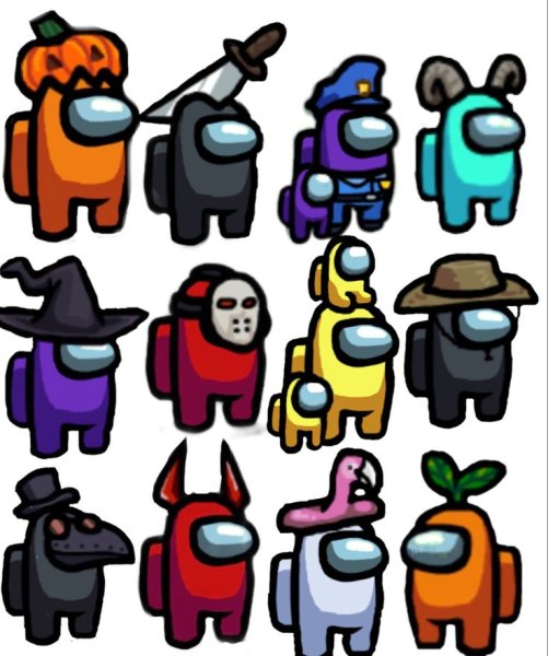 Амонг АС персонажи