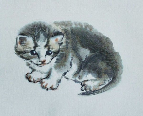 Лев толстой котенок