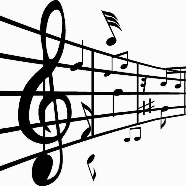 Музыкальный нотный стан