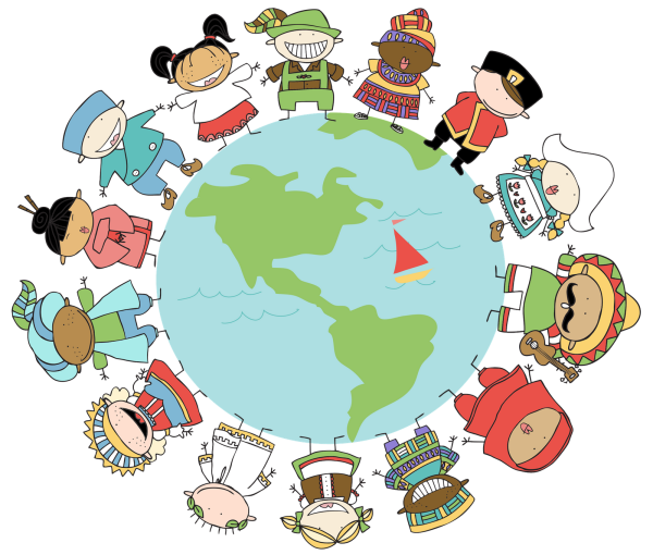 Дети вокруг земного шара