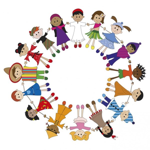 Плакат Дружба народов для детей