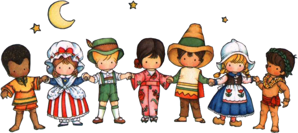 Аппликация праздничный хоровод в подготовительной группе