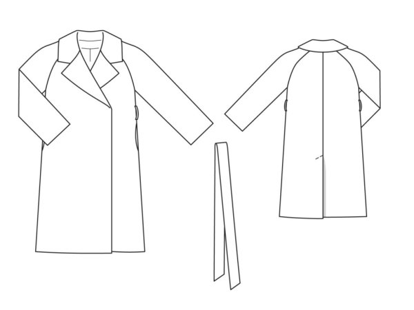 Пальто реглан выкройка Бурда