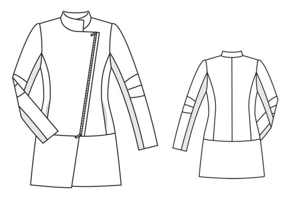 Технический эскиз куртки