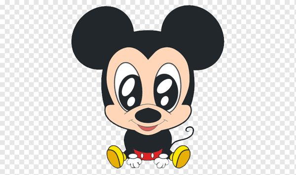 Нарисовать Микки и Минни Мауса