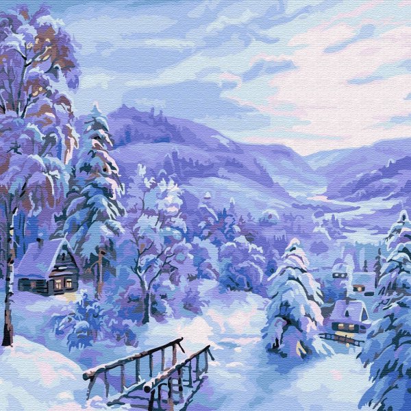 Виктор Цыганов художник зима