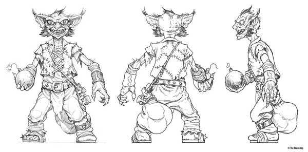 Раскраски Гоблин кор