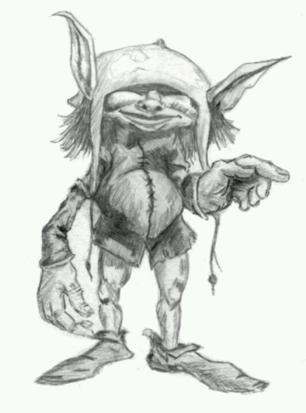 Тролль рисунок