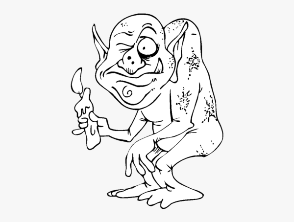 Орк улыбается