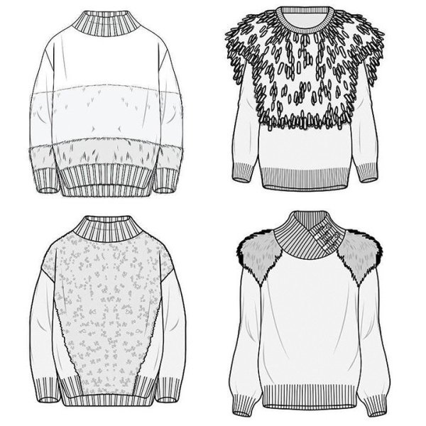 Эскиз свитера