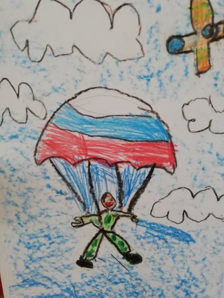 Десантник детский рисунок