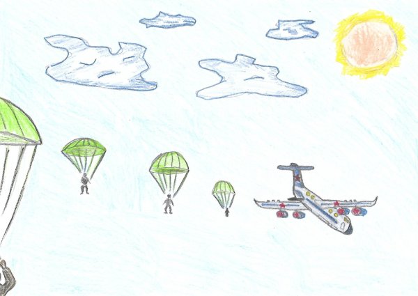 Парашюты мультяшные