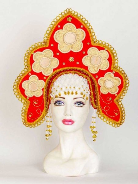 Кокошник шаблон