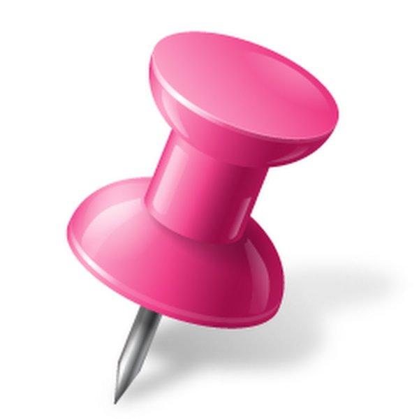 Канцелярская кнопка иконка