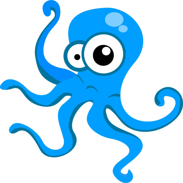 Разноцветный осьминог