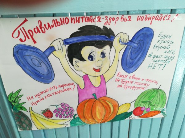 Плакат здоровьепитание
