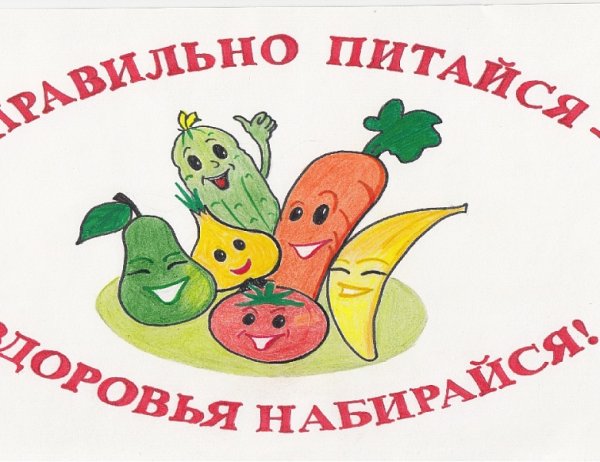 Здоровое питание рисунок