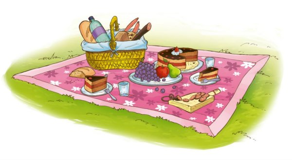 Пикник мультяшный